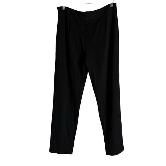 Piazza Sempione Audrey Black Straight Leg Crop Pants Size 10 - Picture 6 of 7